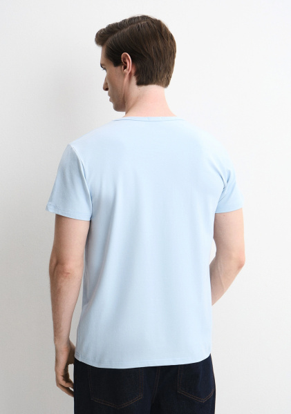 Футболка Мужская 35219 Светлый голубой Каталог товаров
